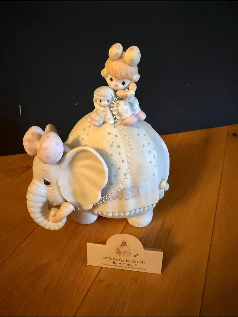 Adorable Precious Moments music Elephant. #102520